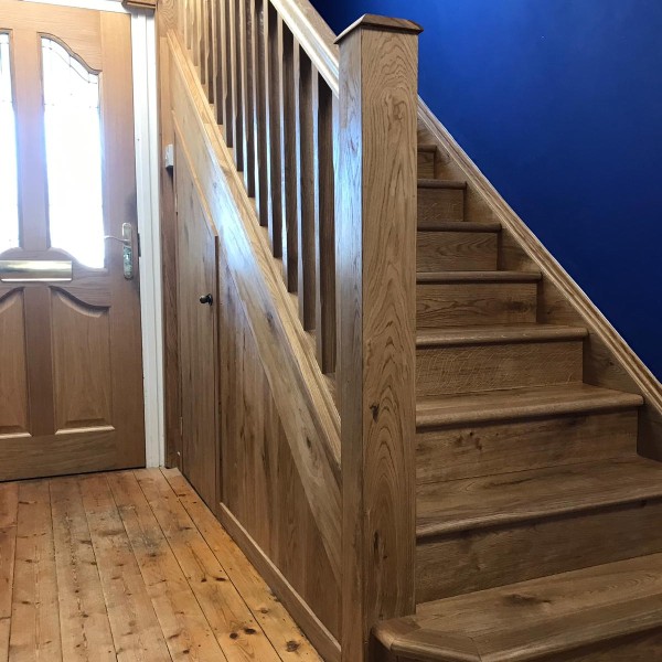 Oak Staircase Makeover Completed 