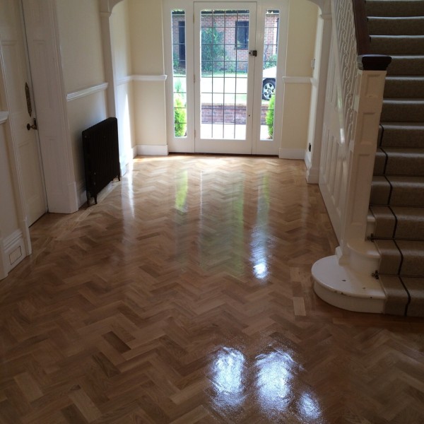 Academy Flooring Oak Parquet -Friston Hallway