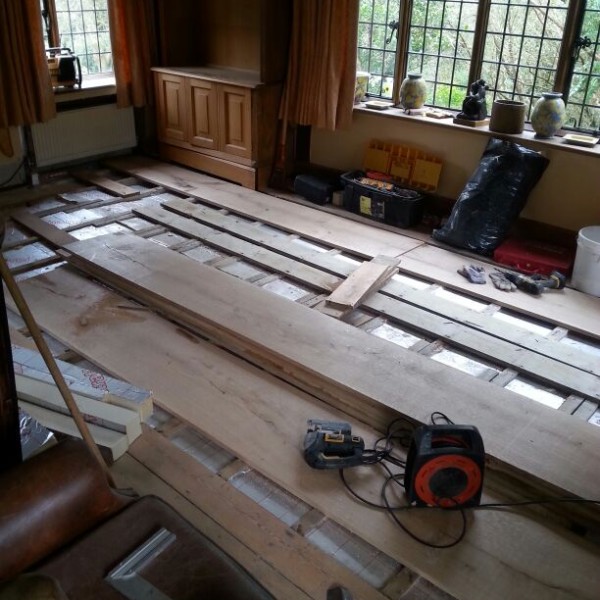 Academy Wood Flooring Solid Wood Floorboards - Laying