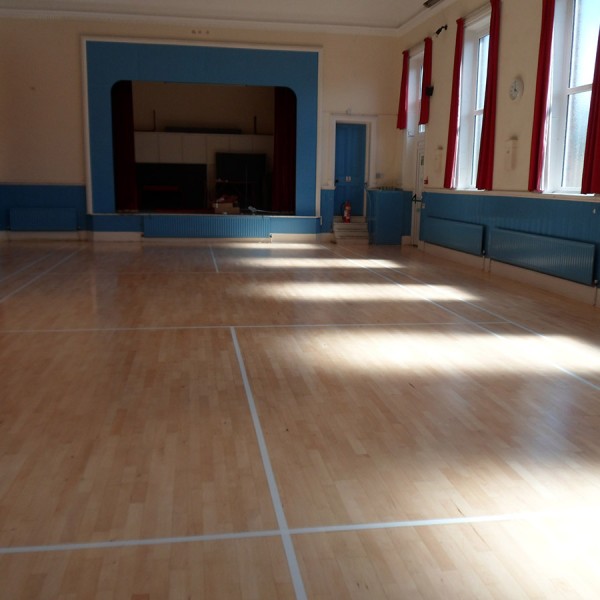 Academy Wood Flooring Victoria Hall Bexhill Maple Strip Refurbishment