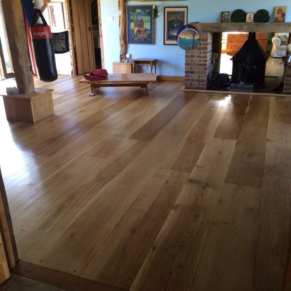 Academy Wood Flooring - Wide Oak Barn in Hurst Green