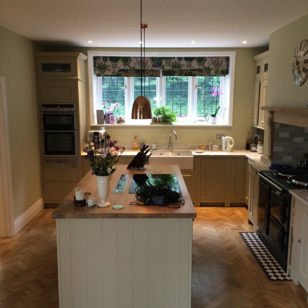 Academy Flooring - Oak Parquet Installation - Friston Kitchen 2