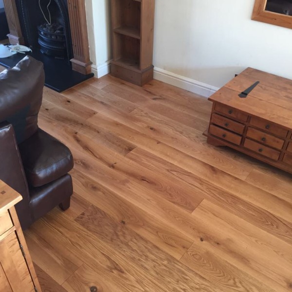 Eastbourne - Solid Unfinished Installed and oiled 
