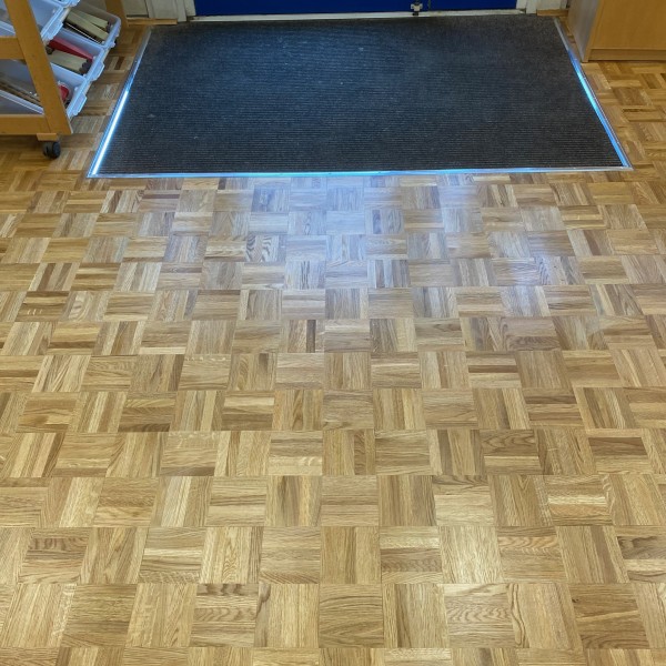 Madginford School maidstone Coir Mat installed 4