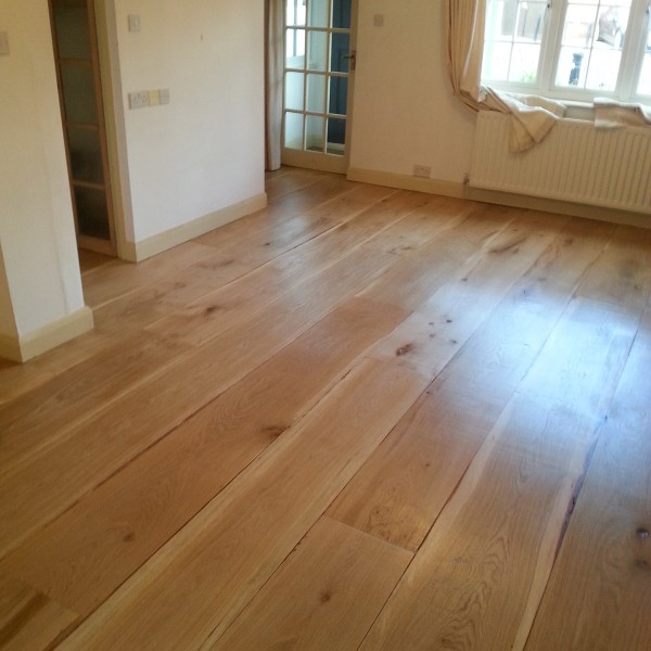 Academy Wood Flooring- Wide Oak Installation in Shepperton