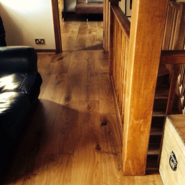 Academy Wood Flooring Unfinished Oak Installation Stained and Oiled