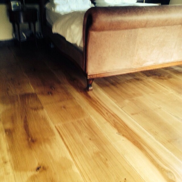 Academy Wood Flooring Unfinished Oak Installation Stained and Oiled