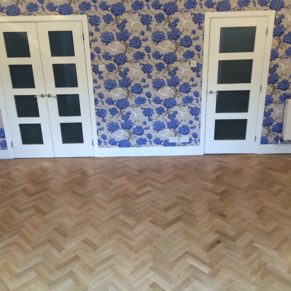 Academy Wood Flooring- Oak Parquet Installation Hastings