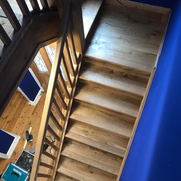 Bexhill - Staircase During Makeover