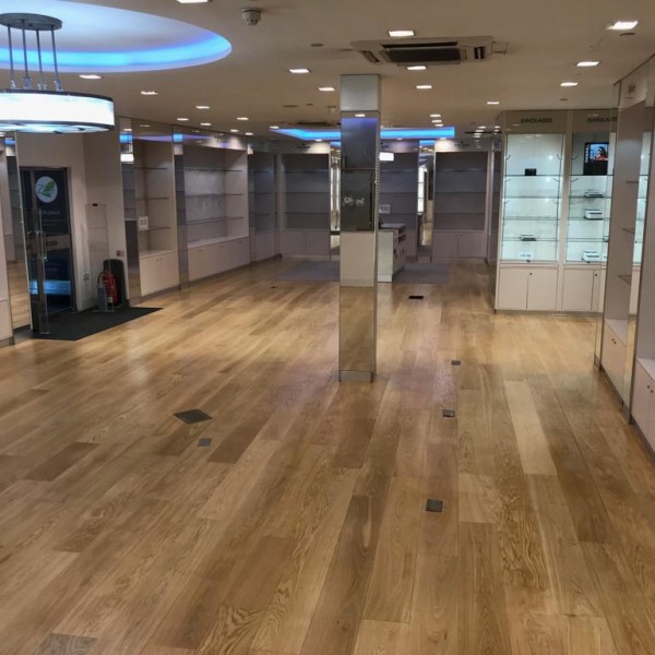 Hoopers Floor renovation in Handbag Section Completed