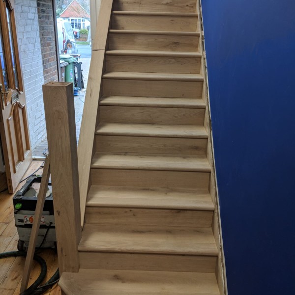 Bexhill - Staircase During Makeover