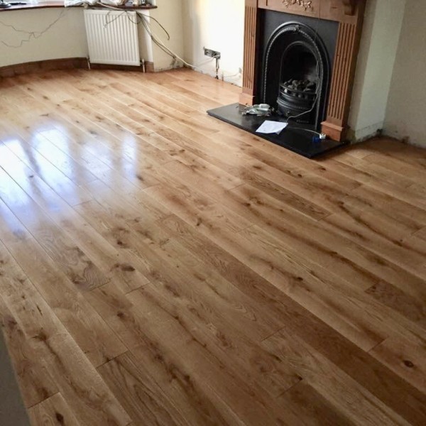 Supply and Fit Solid Oak Floor and seal with Osmo oil