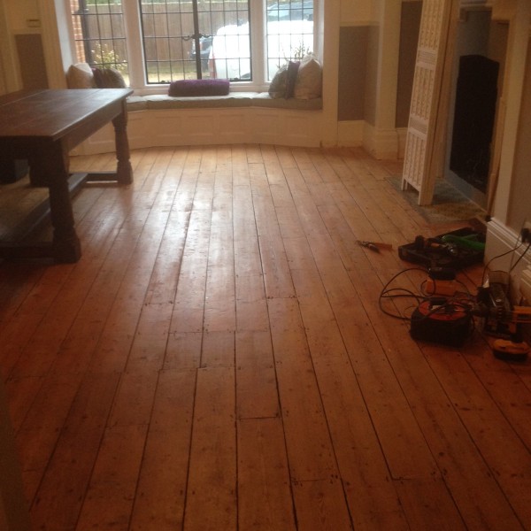 Academy Wood Flooring Before Oak Parquet Installed